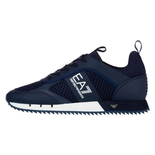 Pantofi sport Emporio Armani EA7 barbati BLACK AND WHITE LACES U